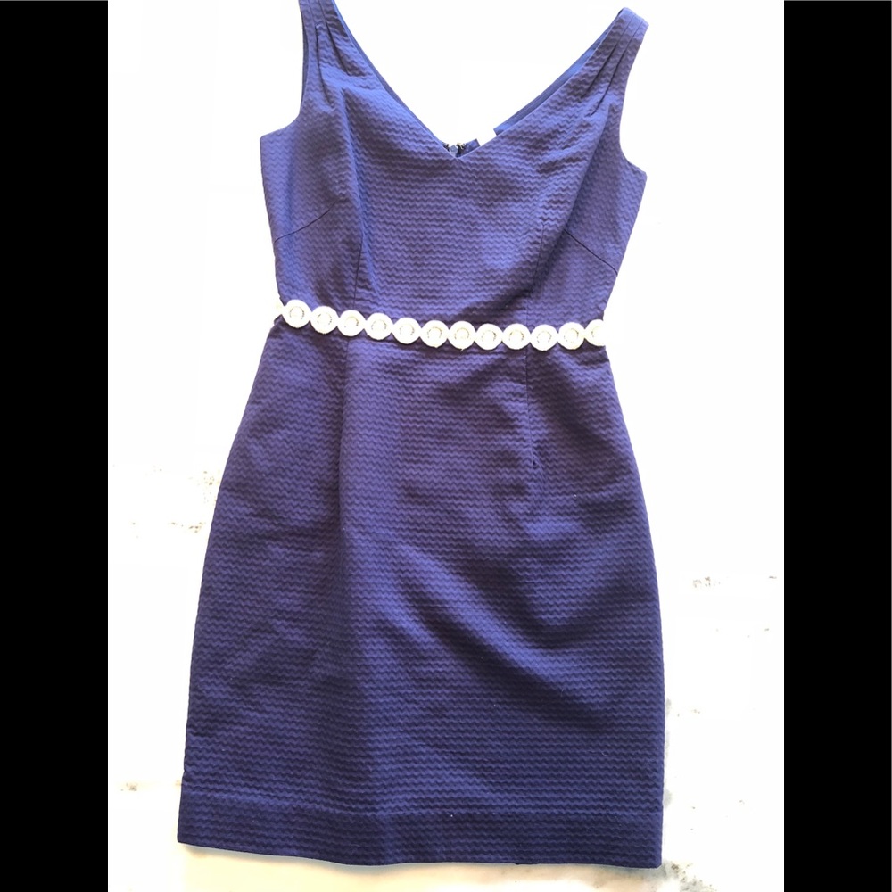 Lilly Pulitzer Navy and gold dress